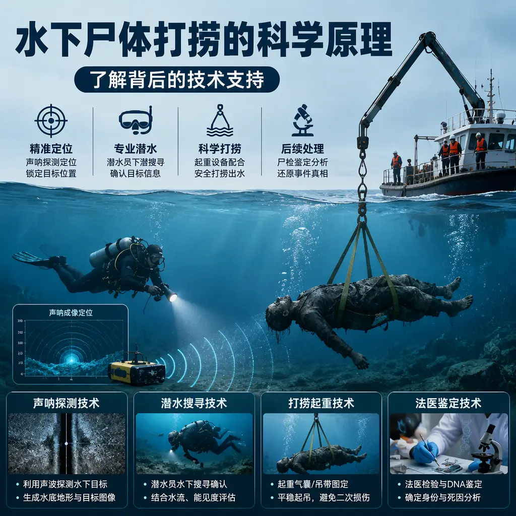 泰兴水下尸体打捞的科学原理，了解背后的技术支持